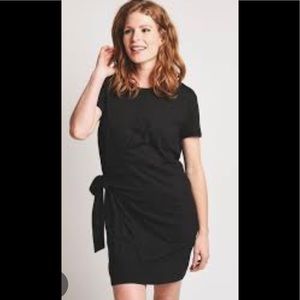 Vince side waist tie T-shirt dress - like new